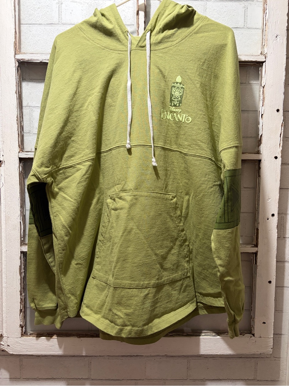 Disney Encanto Bruno Spirit Jersey Hoodie Green Size Large